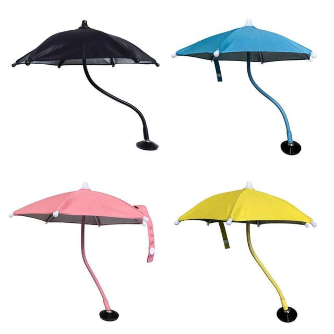 Mini magnetic umbrella phone