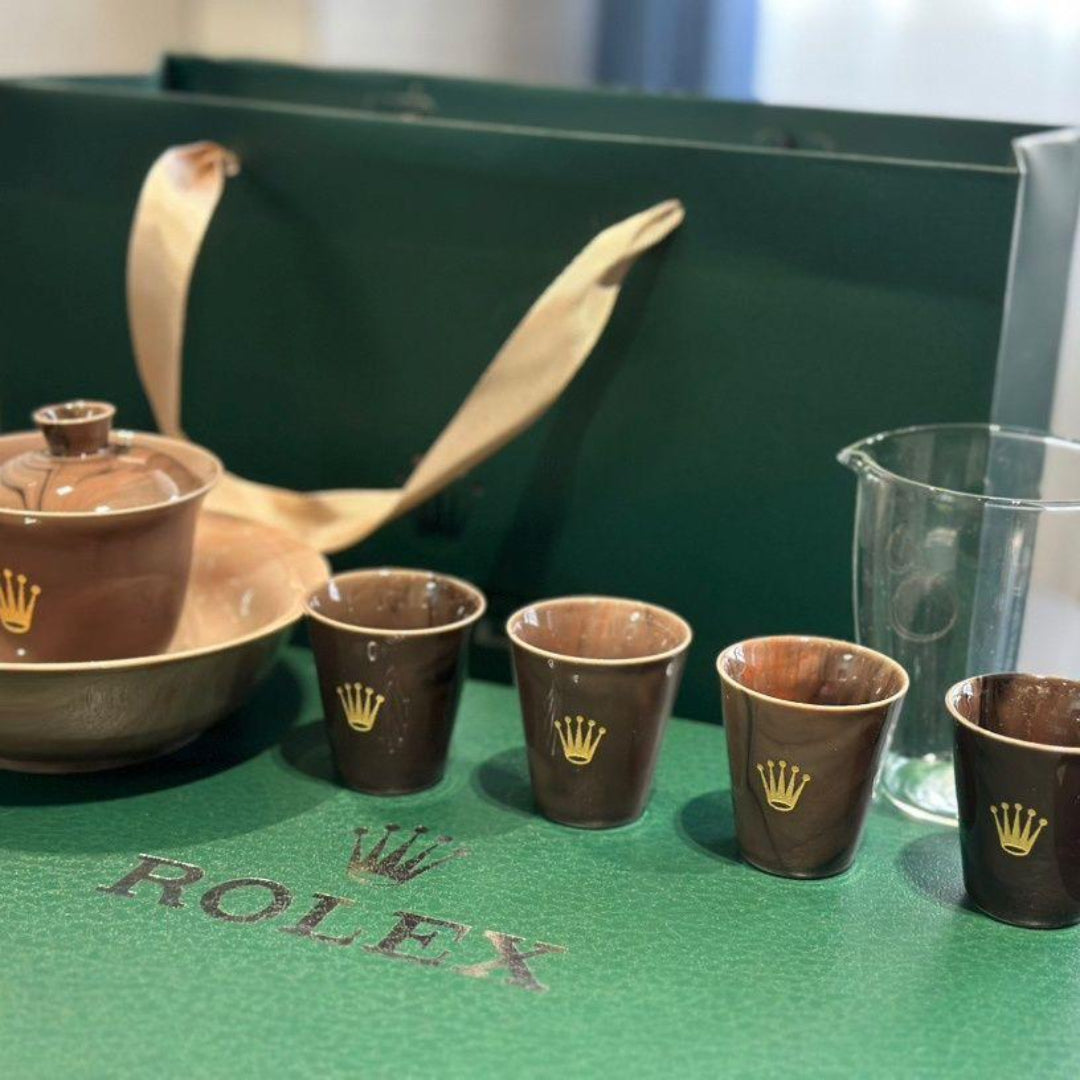 Rolex Green Water Ghost tea set