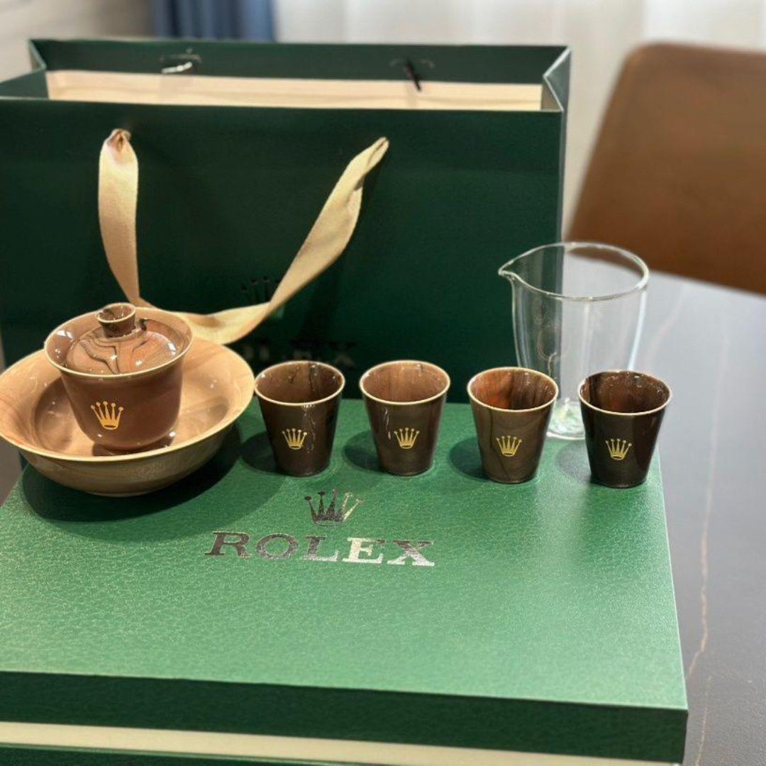 Rolex Green Water Ghost Tea Set
