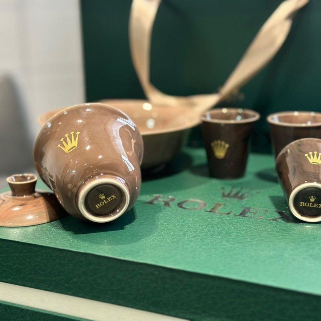 Rolex Green Water Ghost Tea Set