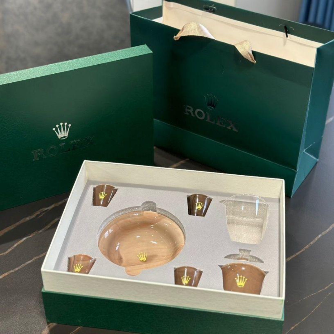 Rolex Green Water Ghost tea set