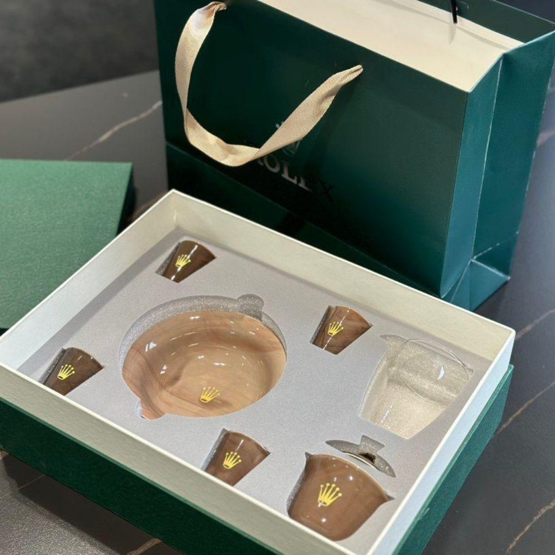 Rolex Green Water Ghost Tea Set