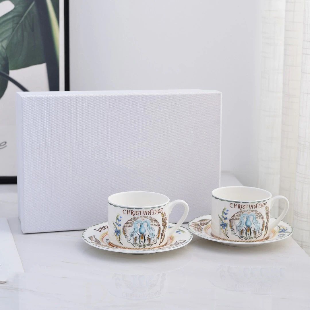 Christian Dior Luxury Porcelain Cup & Saucer Set