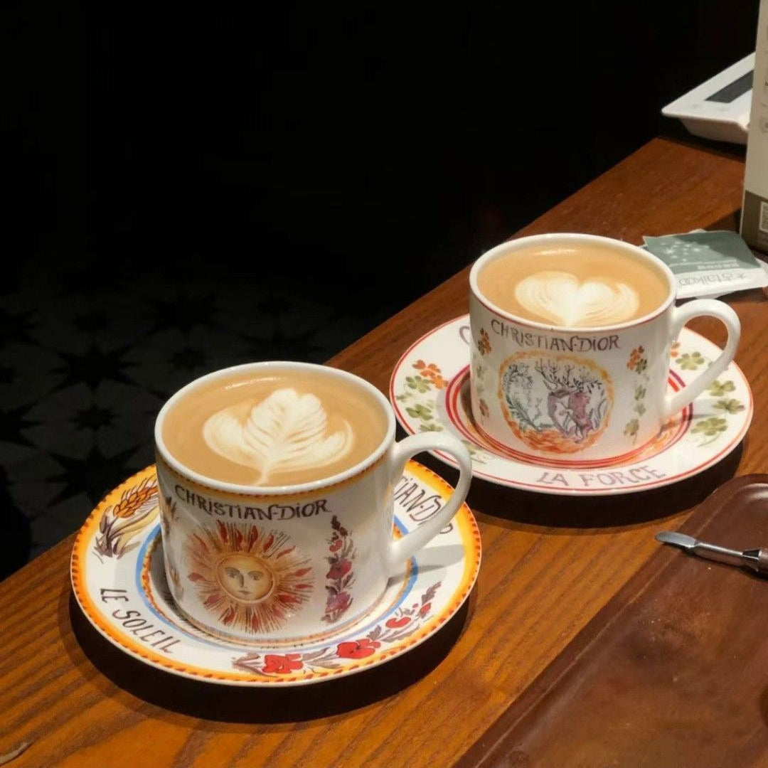 Christian Dior Luxury Porcelain Cup & Saucer Set