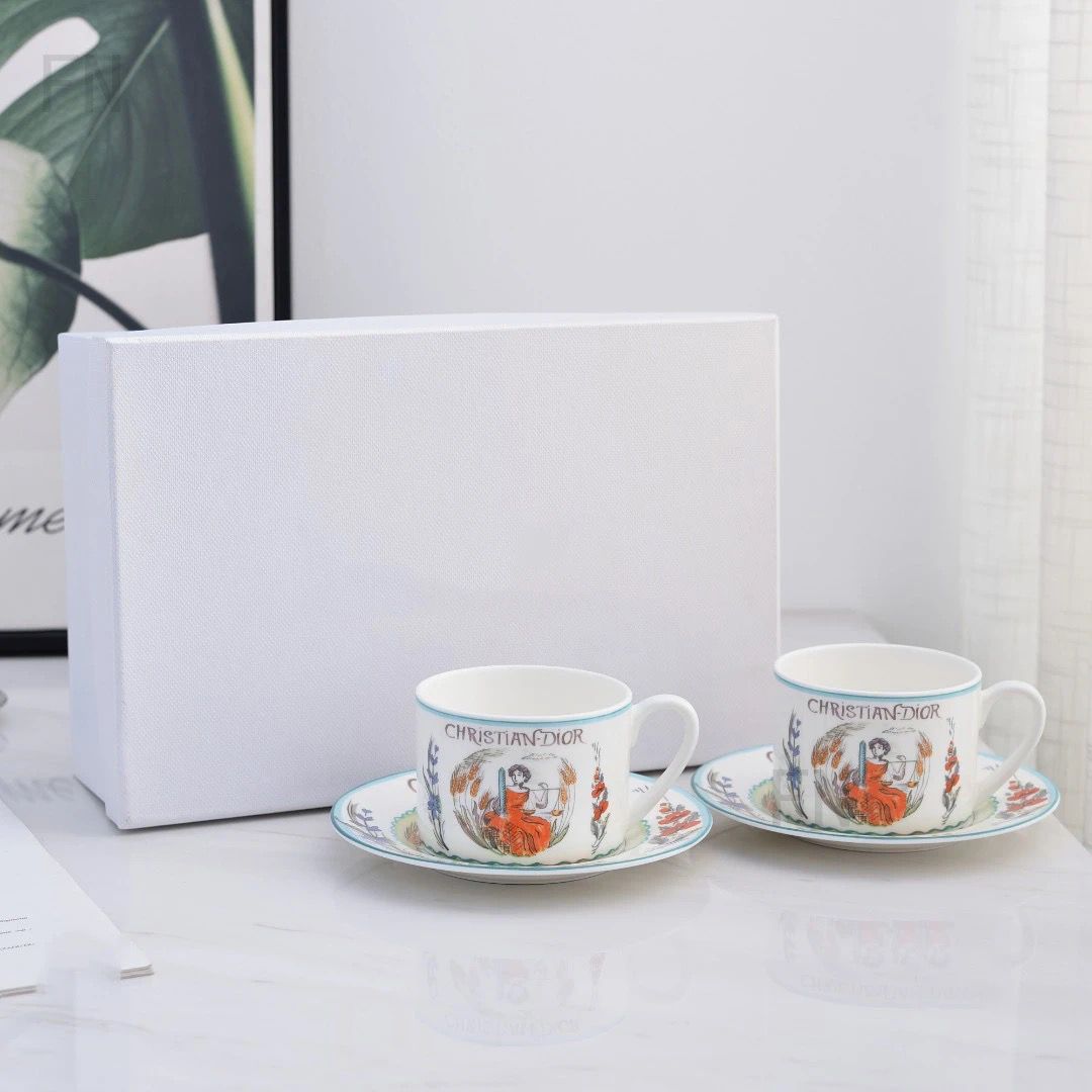 Christian Dior Luxury Porcelain Cup & Saucer Set