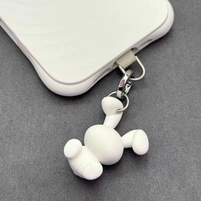 Casetify array of rabbit and heart-themed hooks and keychains