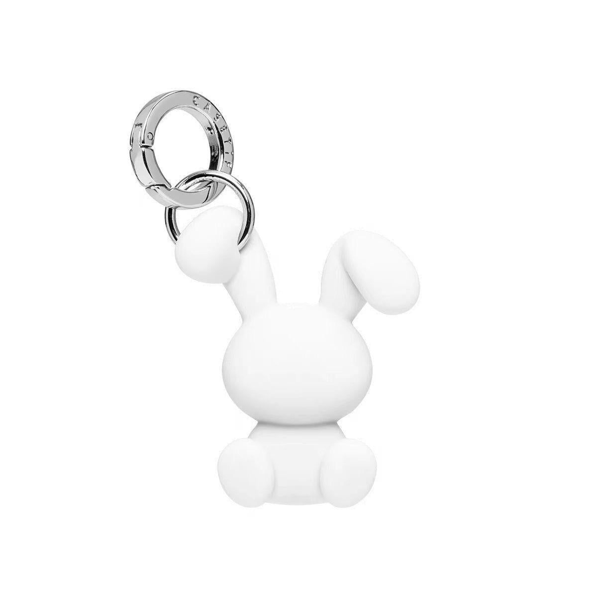 Casetify array of rabbit and heart-themed hooks and keychains