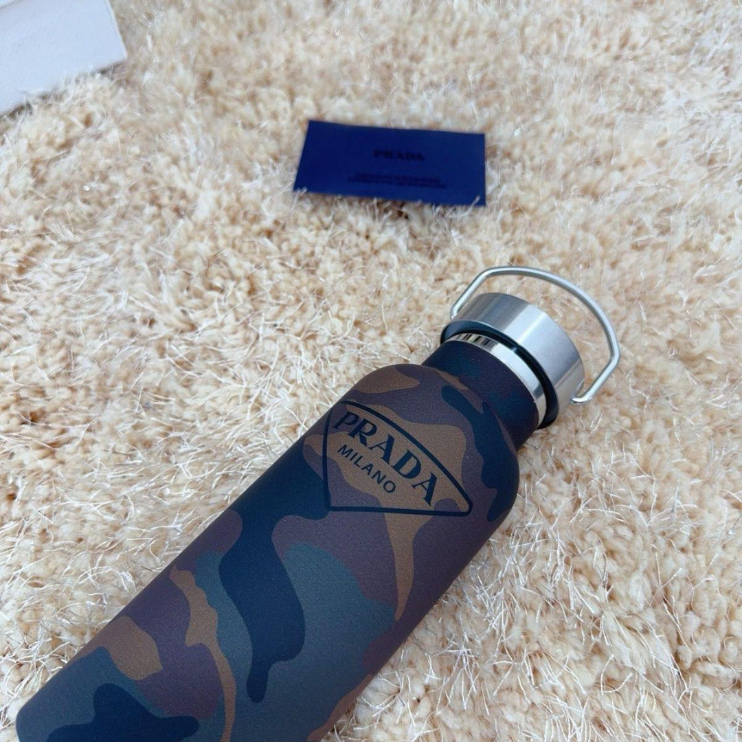 PRADA Camouflage Stainless Steel Thermal Bottle