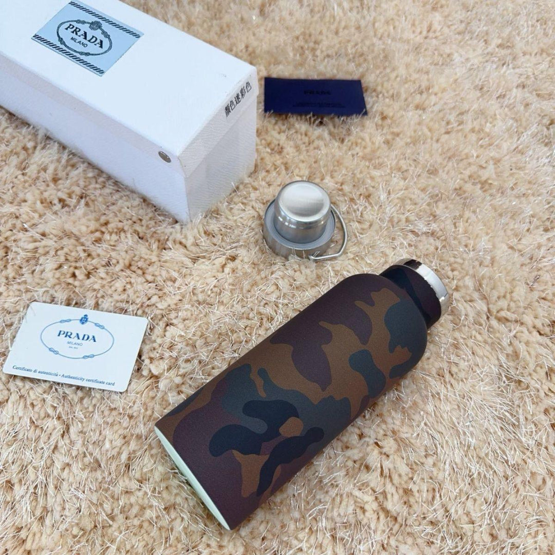 PRADA Camouflage Stainless Steel Thermal Bottle