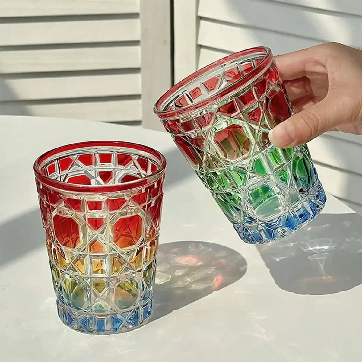 Dior colored glasses