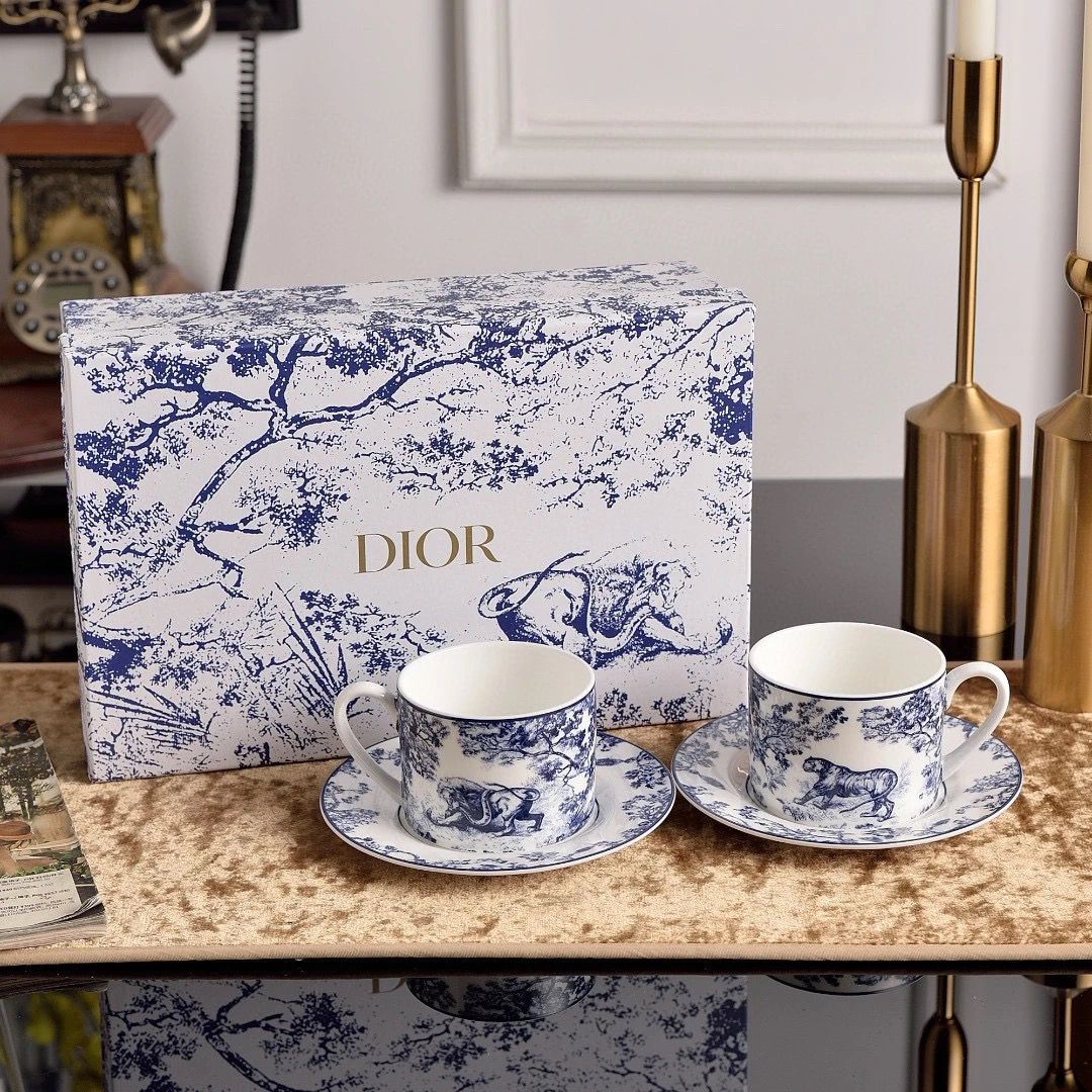 Christian Dior Cup Jungle Blue
