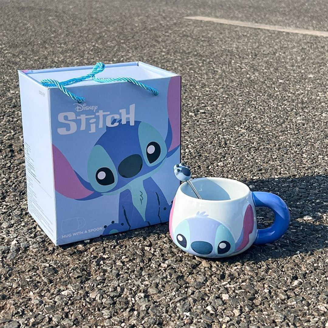 Disney Stitch & Angel Mug with Accessories Blend Gifts
