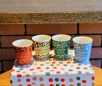 Louis-vuitton Polka Dot Colorful 4-cup