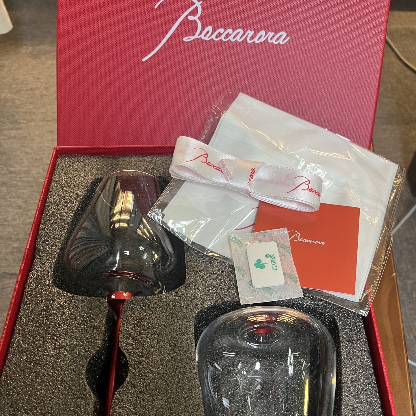 Baccarat crystal wine glasses Baccarat