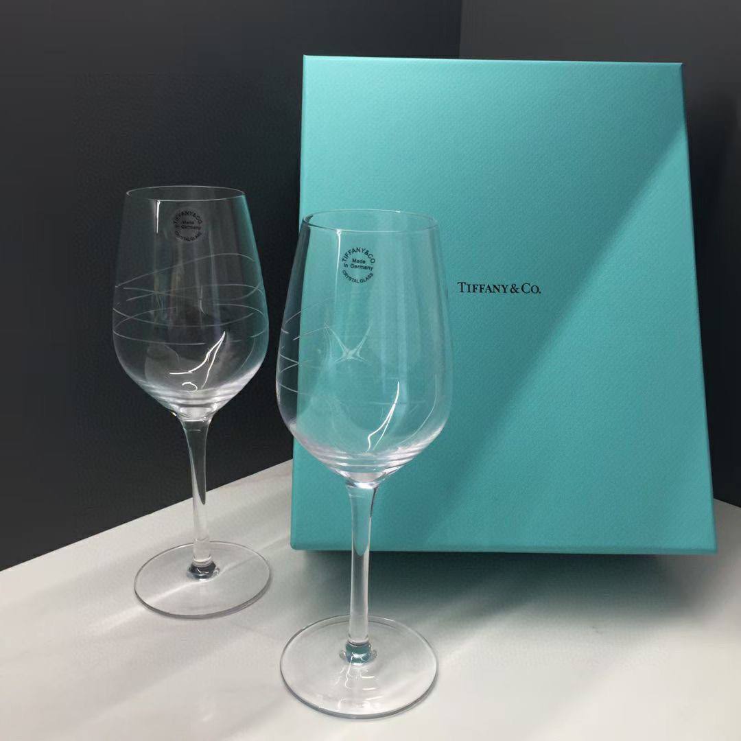 Tiffany & Co. Crystal Flutes - Set of 2