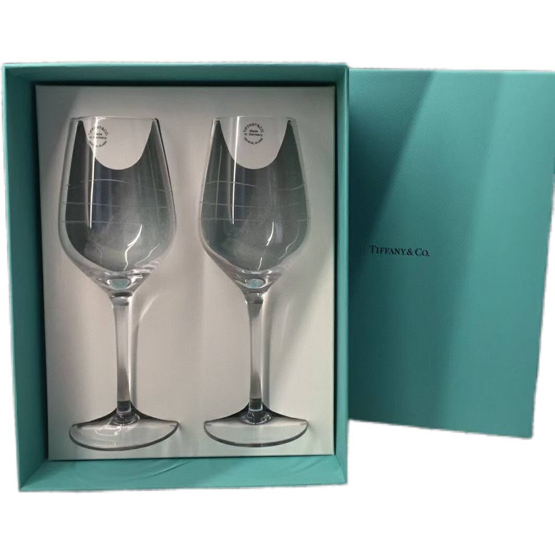 Tiffany & Co. Crystal Flutes - Set of 2