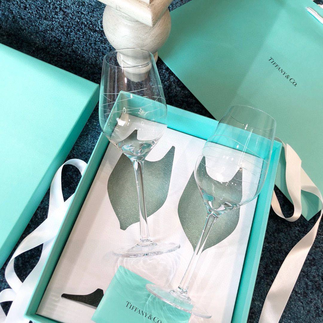 Tiffany & Co. Crystal Flutes - Set of 2
