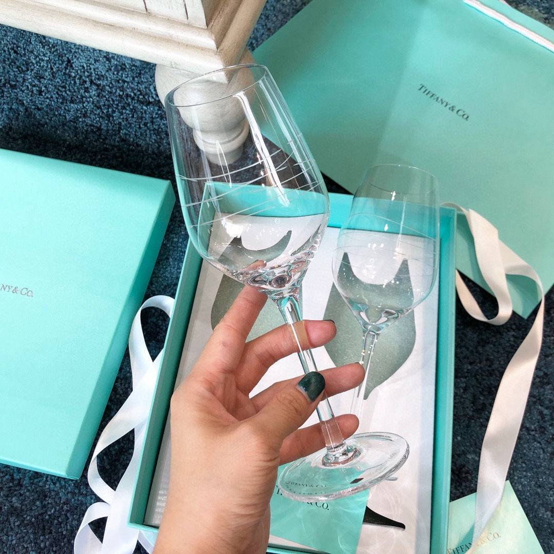 Tiffany & Co. Crystal Flutes - Set of 2