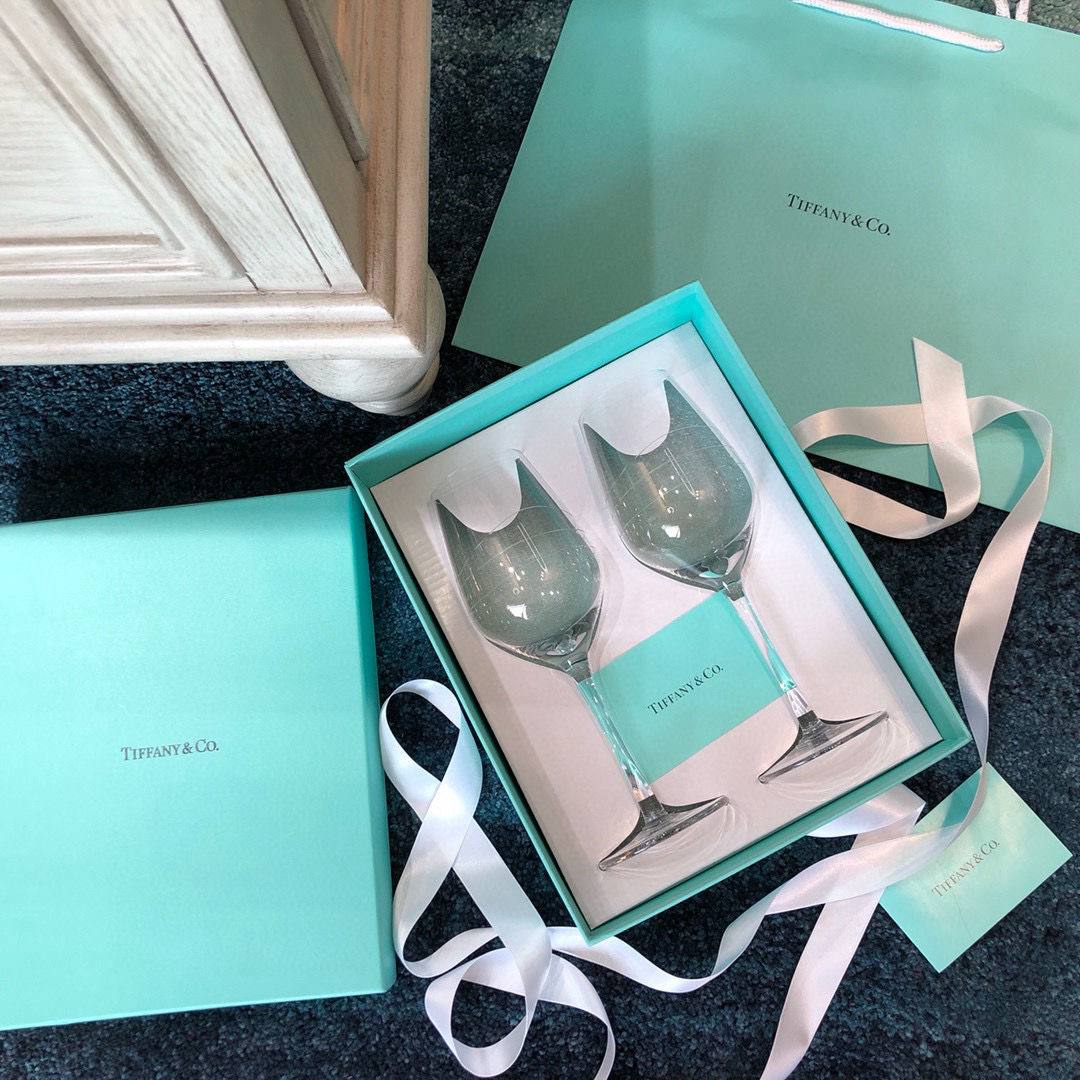 Tiffany & Co. Crystal Flutes - Set of 2