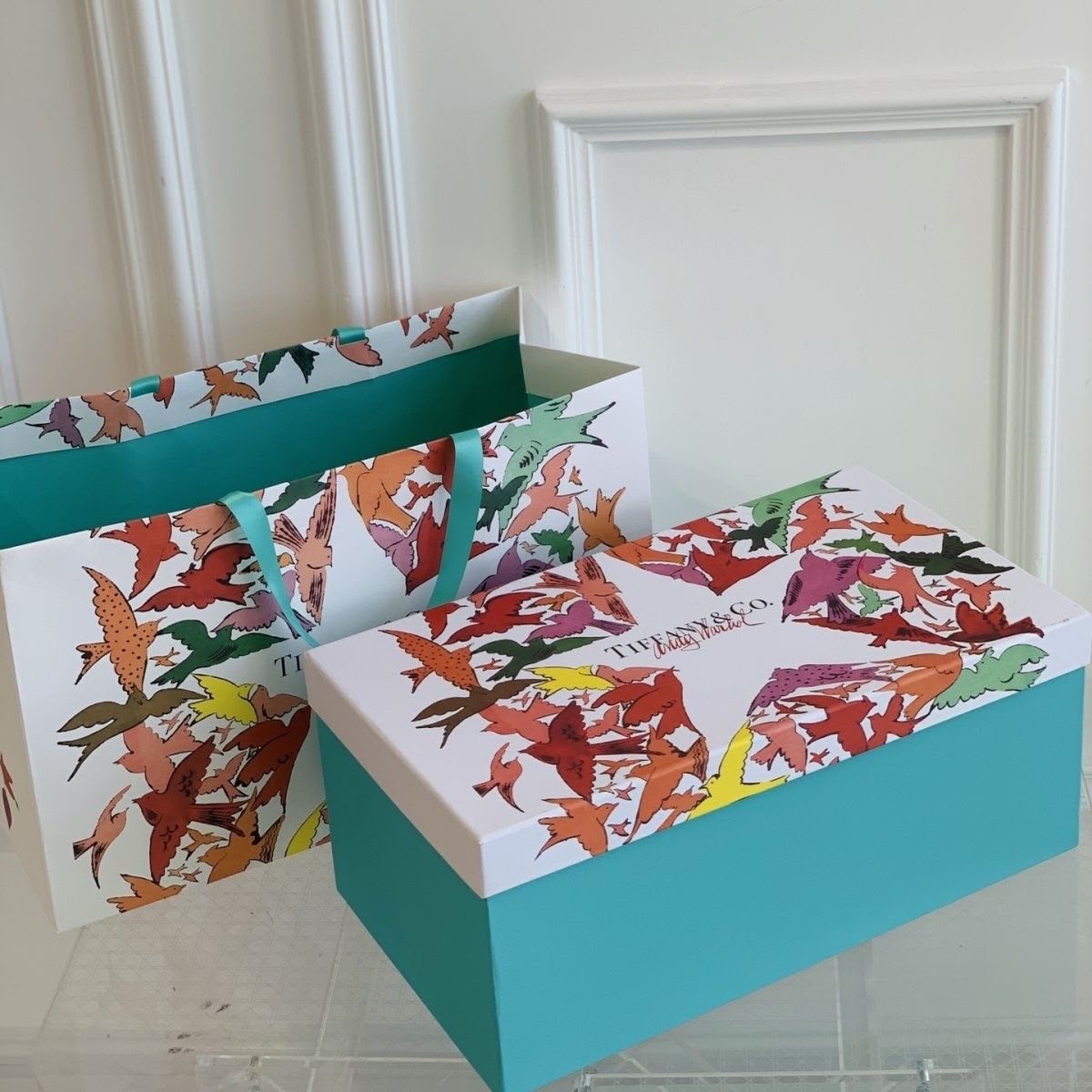 Tiffany & Co. x Andy Warhol Festive Bone China Set of 6 Dessert Plates