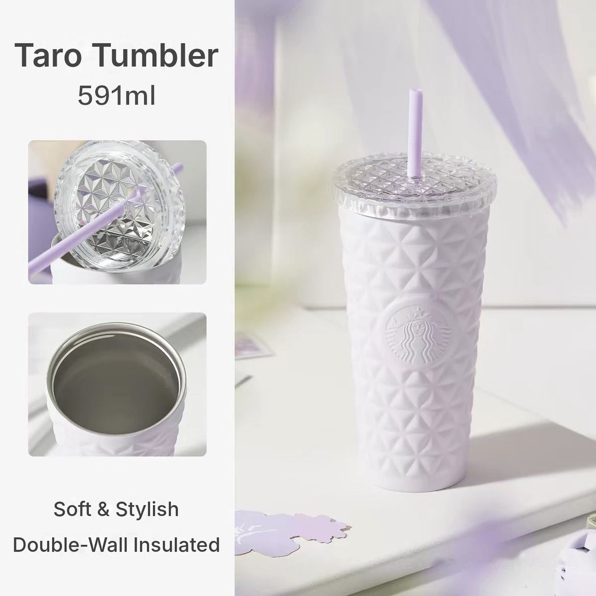 Starbucks Insulated Stainless Steel Straw Tumbler – Gift Box Included