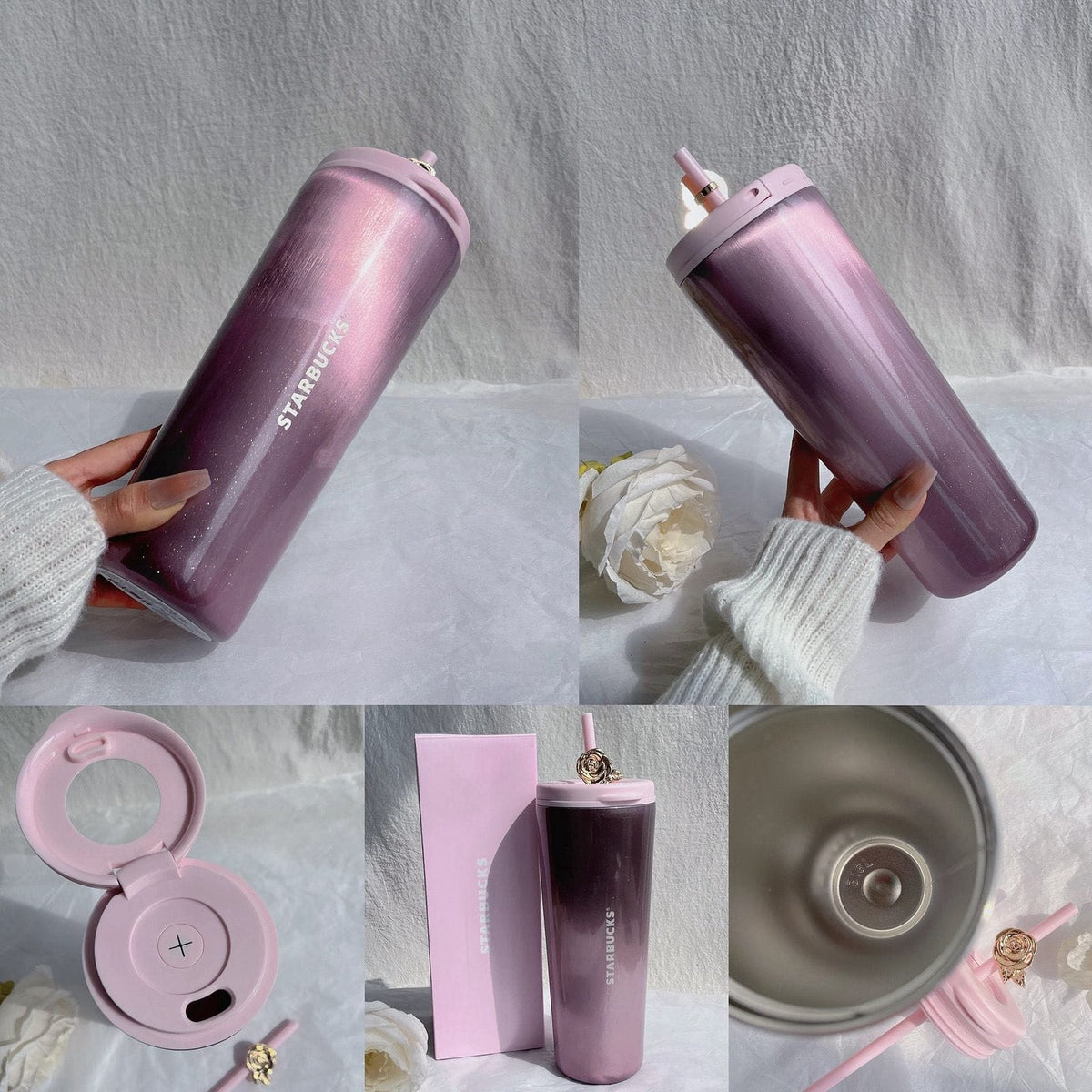 Starbucks Insulated Stainless Steel Straw Tumbler – Gift Box Included