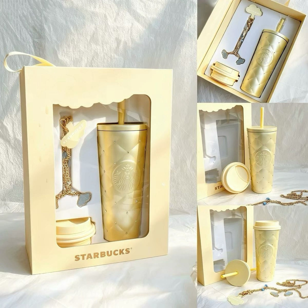 Starbucks Insulated Stainless Steel Straw Tumbler – Gift Box Included