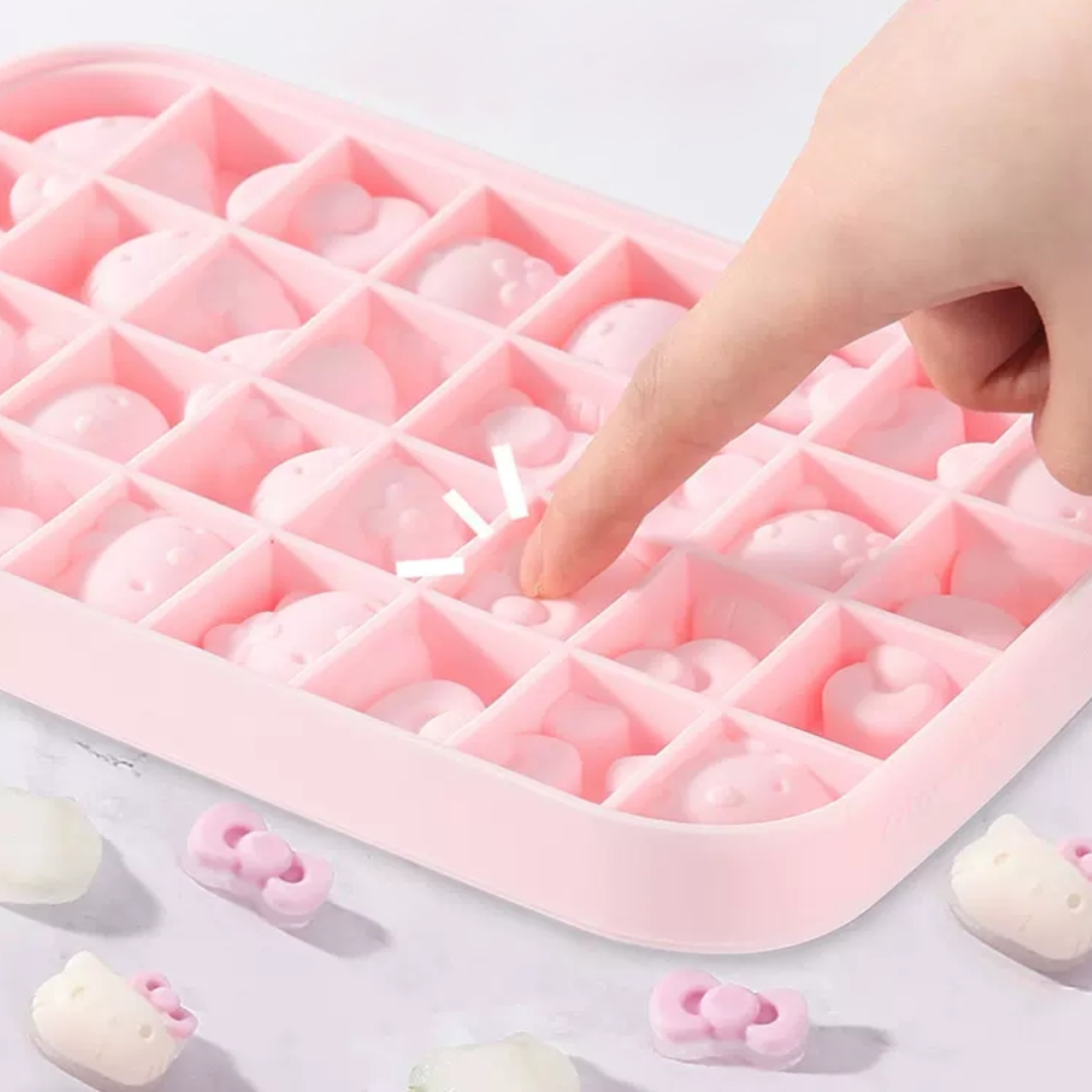 Hello Kitty-themed ice cube